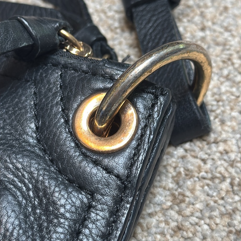 Kooba | Leather Envelope Crossbody Purse in Black - Picture 15 of 16
